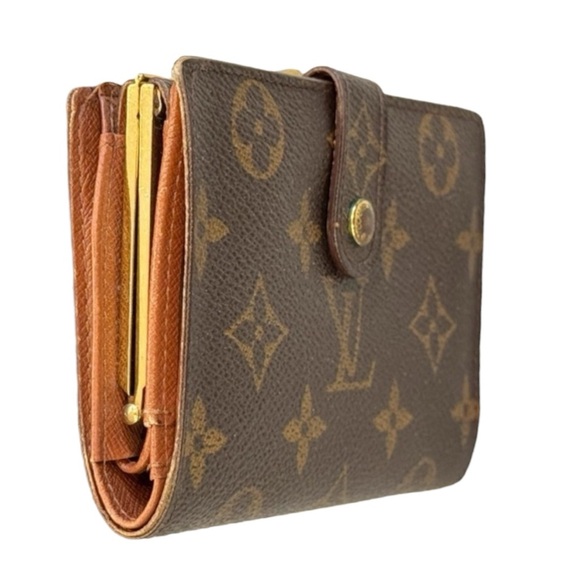 Louis Vuitton Monogram Unisex Viennois Kisslock Wallet with Box Multi HP! - Picture 4 of 16